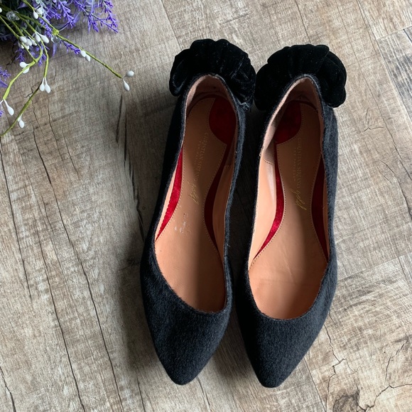 💙💙Christian Siriano Black Side-on Flats - Picture 2 of 7